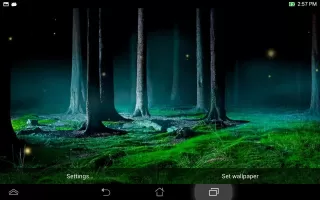 Fireflies Live Wallpaper