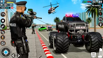 Police Monster Truck Car Games