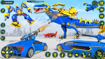 Dino Transform Robot Car Game