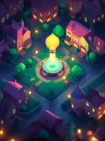 Idle Light City: Clicker Games