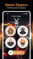 Ghost Rider - Zip Screen Lock