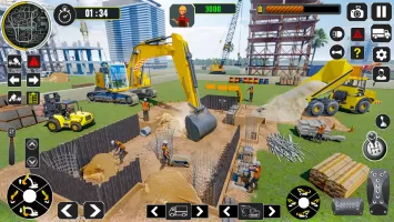 Excavator Construction Game