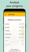 Daily actions tracker