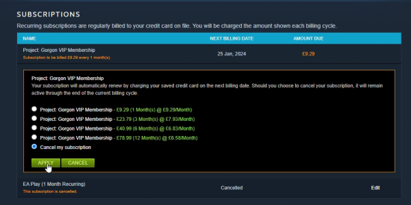 How to Cancel Steam Subscriptions？