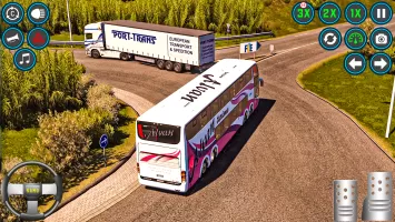 Euro Bus Driving Bus Game 3D