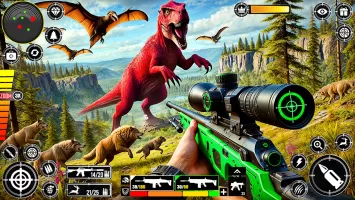 Wild Dinosaur Hunting Gun Game
