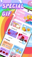 Heart Emoji Gif & Rose Sticker