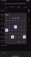 Alarm clock + calendar + tasks