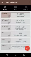 GPS coordinate converter