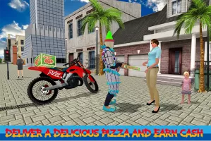 Pizza Boy Bike Delivery Game