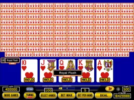 Hundred Play Draw Video Poker