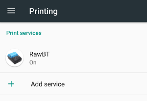 RawBT print service