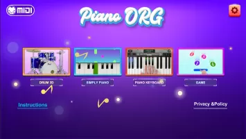 Piano ORG : Play Real Keyboard