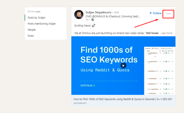 How to Find Saved Posts on LinkedIn?