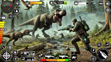 Wild Dinosaur Hunting Gun Game