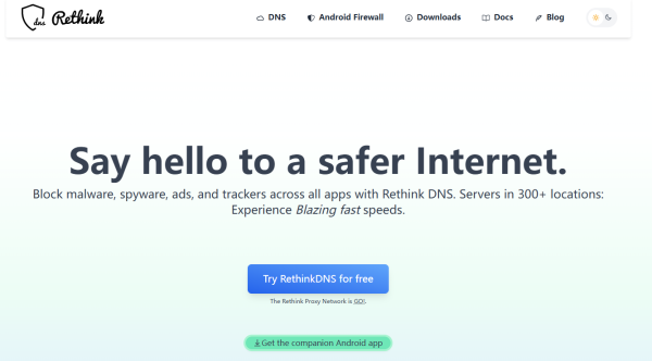 Rethink: DNS + Firewall + VPN
