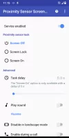 Proximity Sensor Screen Lock