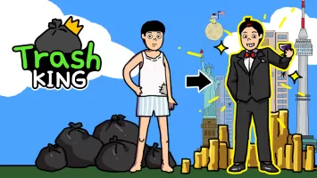 Trash King: Clicker Games