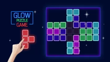 Glow Puzzle Block - Classic Pu