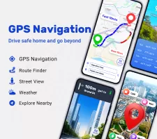GPS Navigation Route Finder