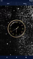 Black HD Clocks Live Wallpaper