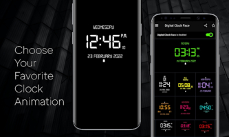 Lock Screen Clock Widget
