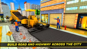 City Construction Build Bridge