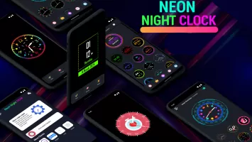 Neon Digital Clock