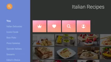 Italian recipes app
