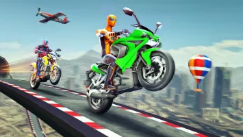 Super Hero Bike: Racing Game