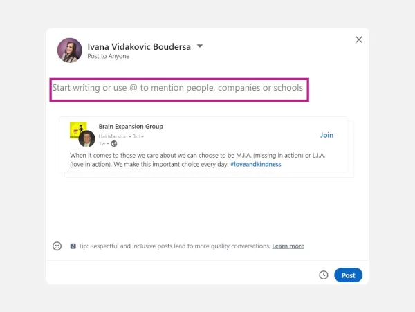 How to repost on linkedin?