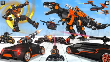 Dino Robot: Car Transform Game