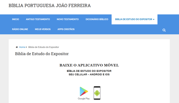Biblia de Estudo Do Expositor