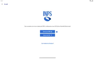 INPS Mobile per Tablet