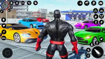 Rope Spider Game Fighting Town