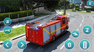 Emergency Police Fire Truck 3d