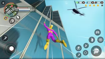 Super Rope Hero: Flying City