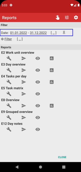 Time Recording - Timesheet App