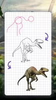 How to draw dinosaurs by steps