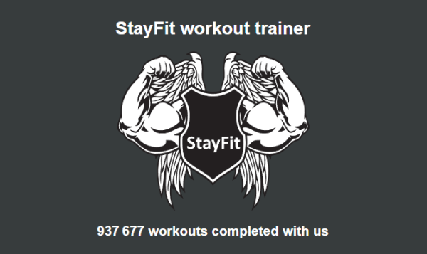 StayFit workout trainer