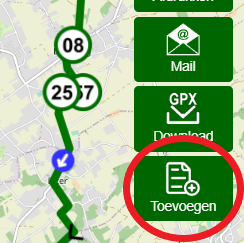 Fietsknoop biking and hiking