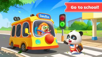 Baby Panda's School Bus