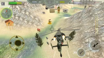 Helicopter Gunship Air Strike