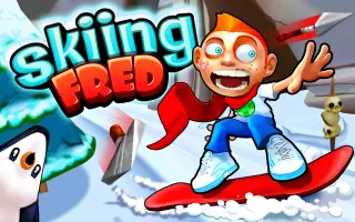 Skiing Fred