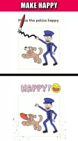 Draw Happy Police - Draw Games