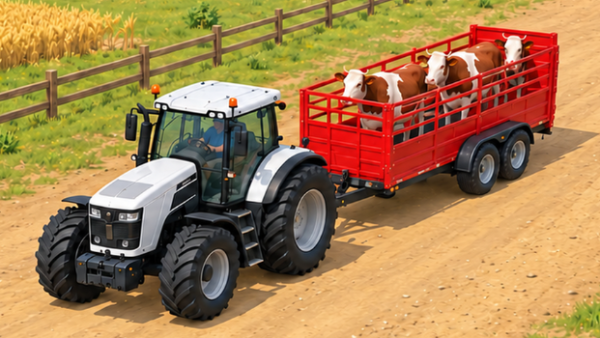 Farming Game: Tractor Driving