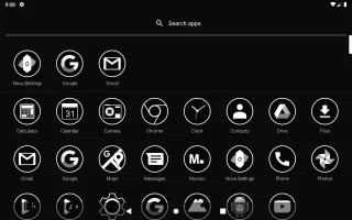 Monoic White Minimal Icon Pack