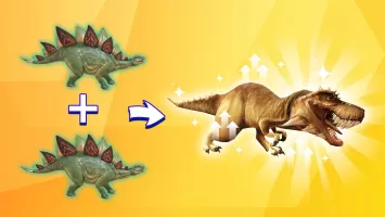 Merge Dinosaurs Battle Fight