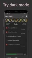 Daily actions tracker