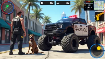 Police Monster Truck Car Games